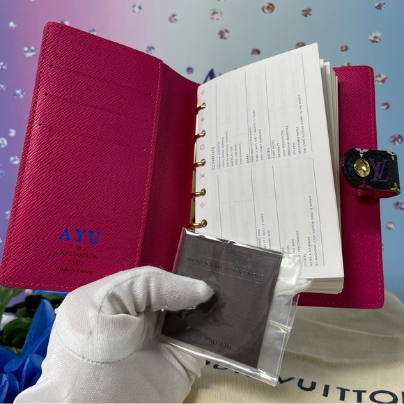 🔥RARE NWOT VUITTON MULTICOLORE NOIR AGENDA - Picture 7 of 10
